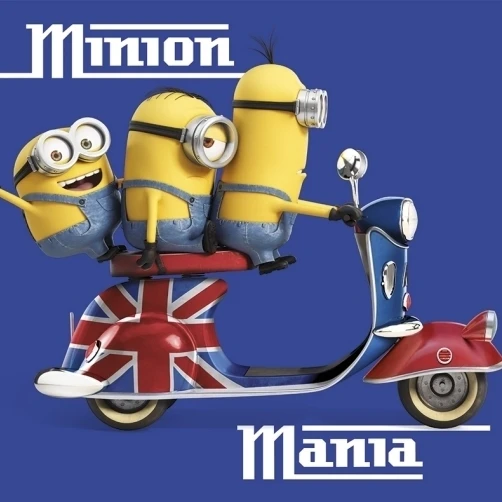 Миньоны Миньон мания ламинированный плакат (36x24)|Таблички и знаки| |