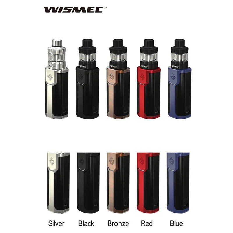 Лидер продаж 80 Вт WISMEC SINUOUS P80 TC коробка мод/комплект Вт/50А мод электронная сигарета
