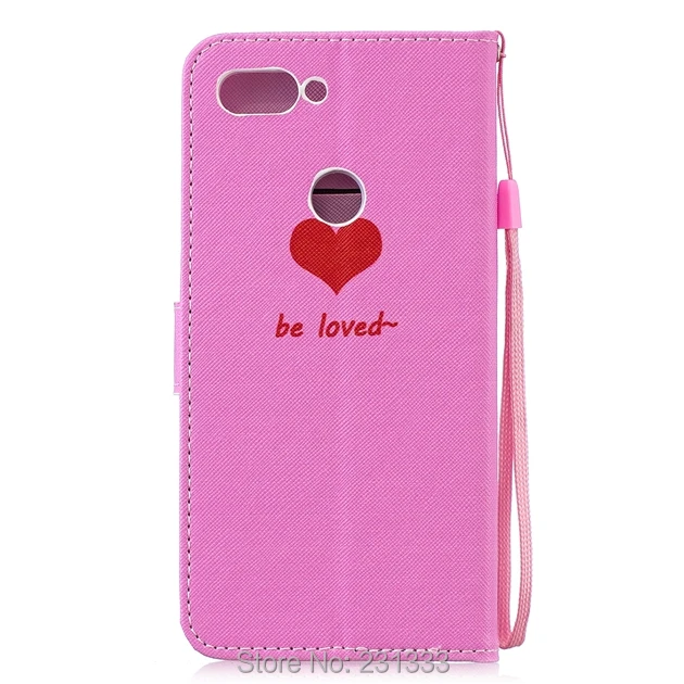 Кожаный чехол-кошелек C-ku с цветком для Xiaomi MI 9 Redmi NOTE 7 Huawei P30 LITE Honor 8C подставкой Be Love