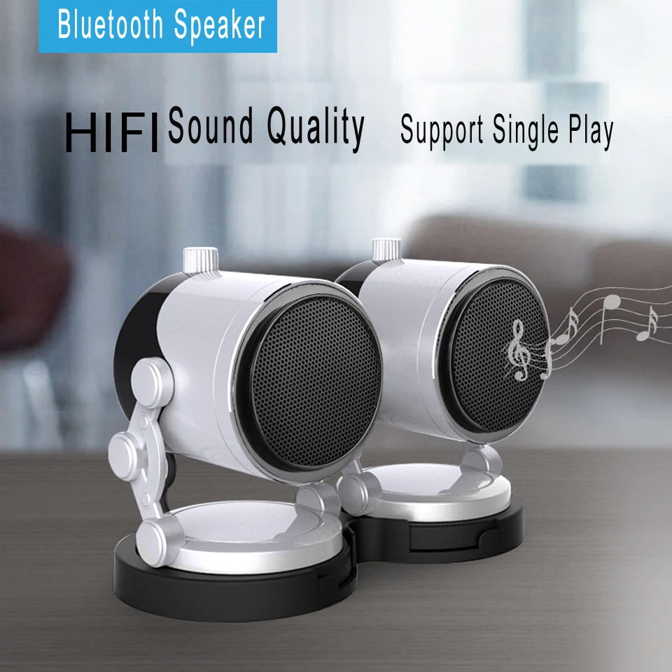 Портативный беспроводной двойной парный TWS Bluetooth колонки сильный бас аудио hi-fi