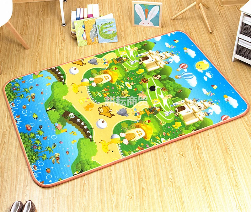 Детский игровой коврик 200x180x2 см развивающий для детей Tapete Infantil водонепроницаемый