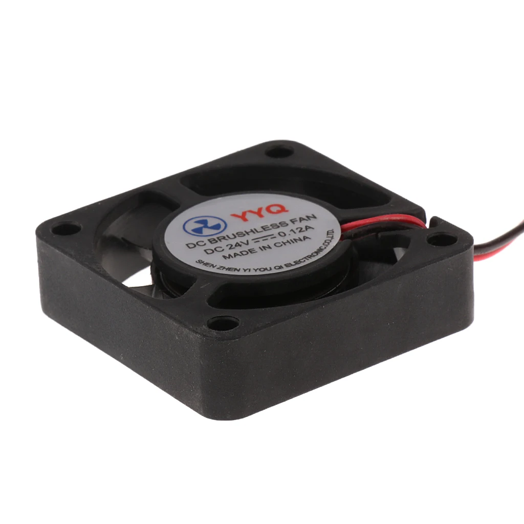 Ultra-silent 24V 40mmx40mmx10mm 4010 DC Brushless Cooling Fan for 3D Printer Auto-control System Electronics Medical Facilities |