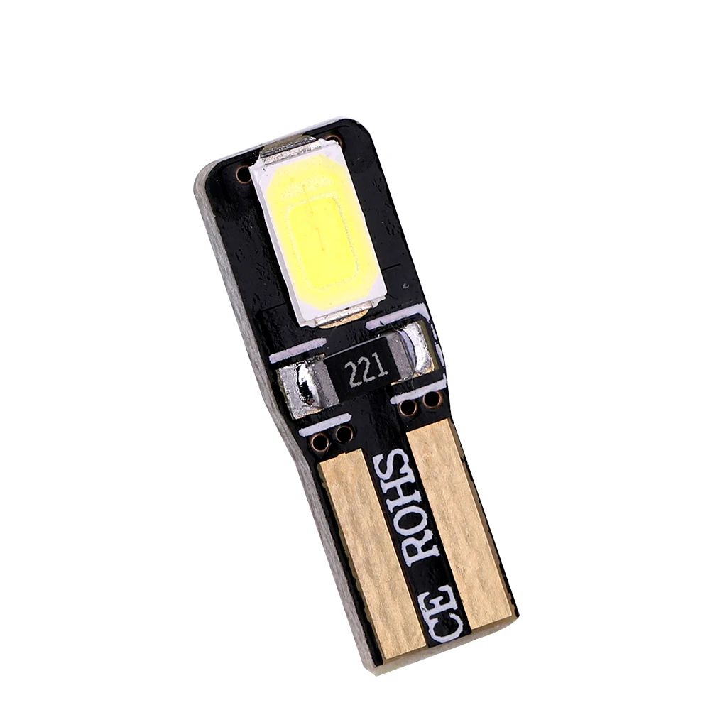Автомобильные светодиодные лампы T5 2721 W3W W2 * 4.6d 5730 SMD инструмент: клин индикатор