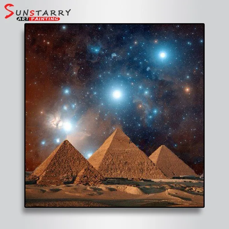 Sunstarry 5D DIY Алмазный Сфинкс персонаж Пирамида Рисование Алмазная Картина Вышивка