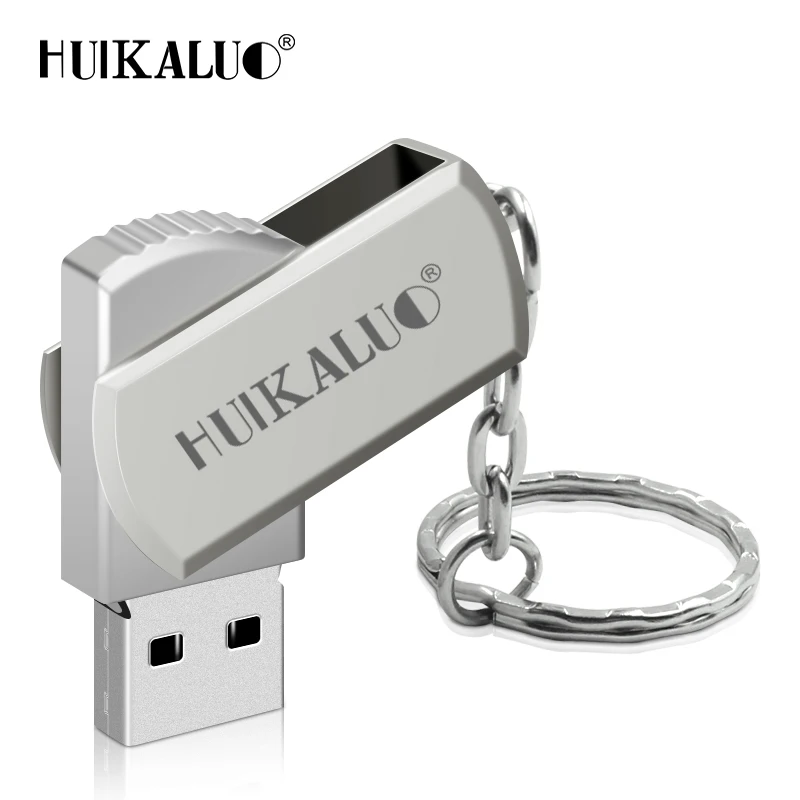 Металлический USB флеш накопитель HUIKALUO 128 ГБ 64 32 16 memoria usb 8 4 Гб флешка карта памяти