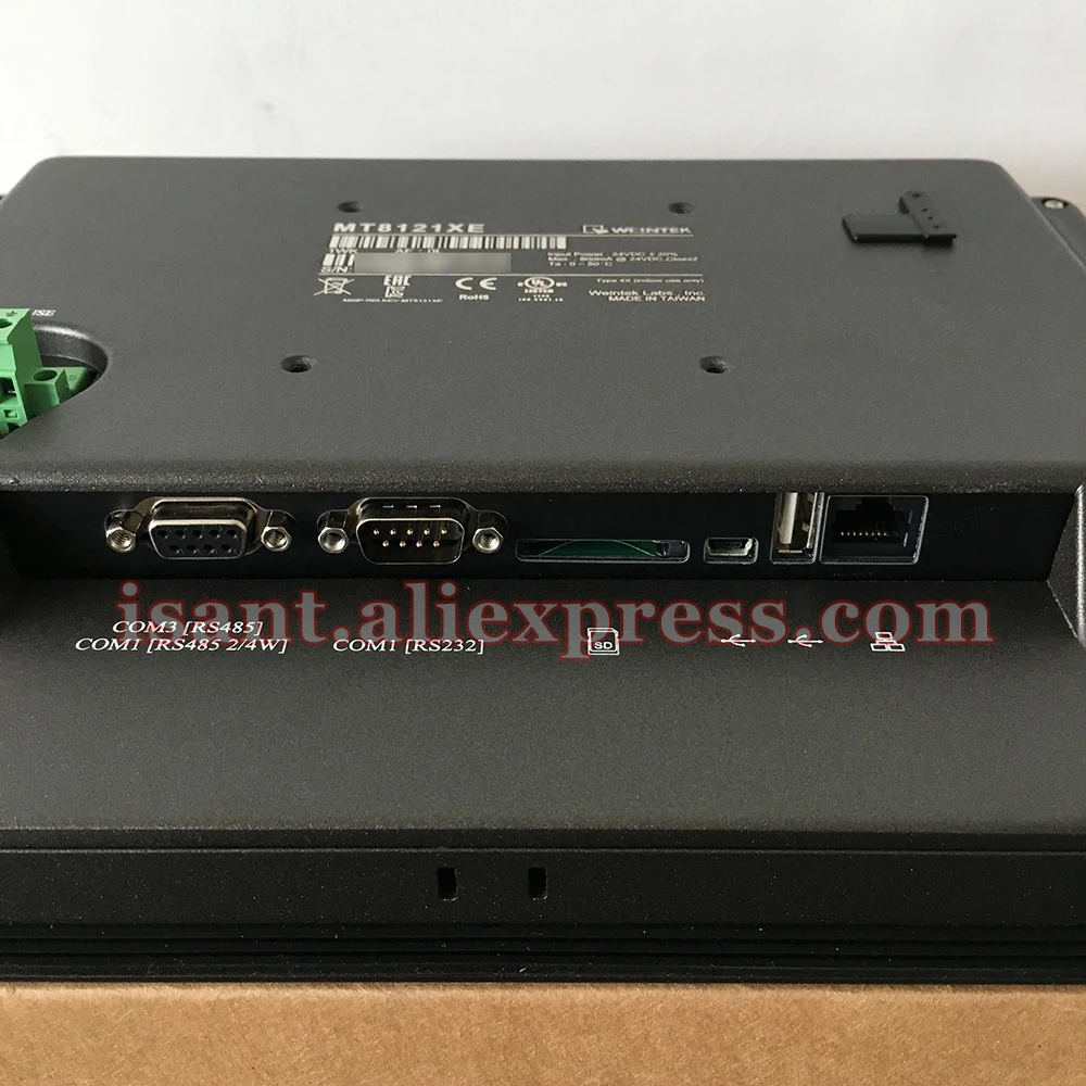 MT8121XE Weintek HMI 12 1 дюймов сенсорная панель Поддержка Ethernet (новый и оригинальный) |