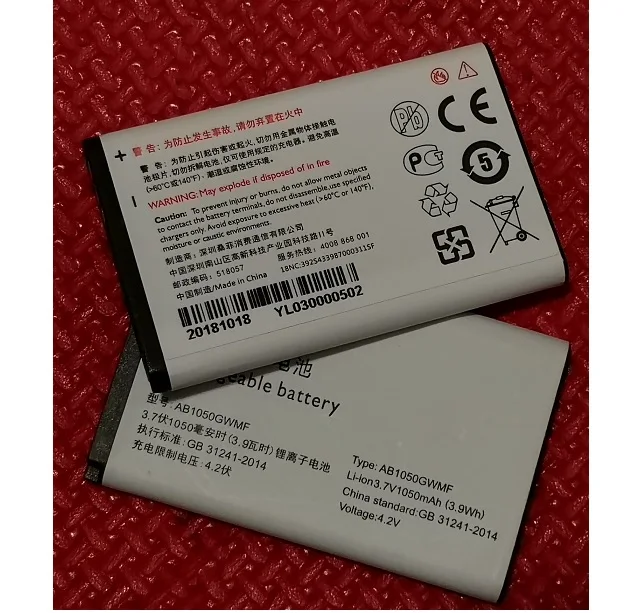 PHIXFTOP оригинальный AB1050GWMT Батарея для PHILIPS E255 мобильного телефона AB1050GWMF Xenium