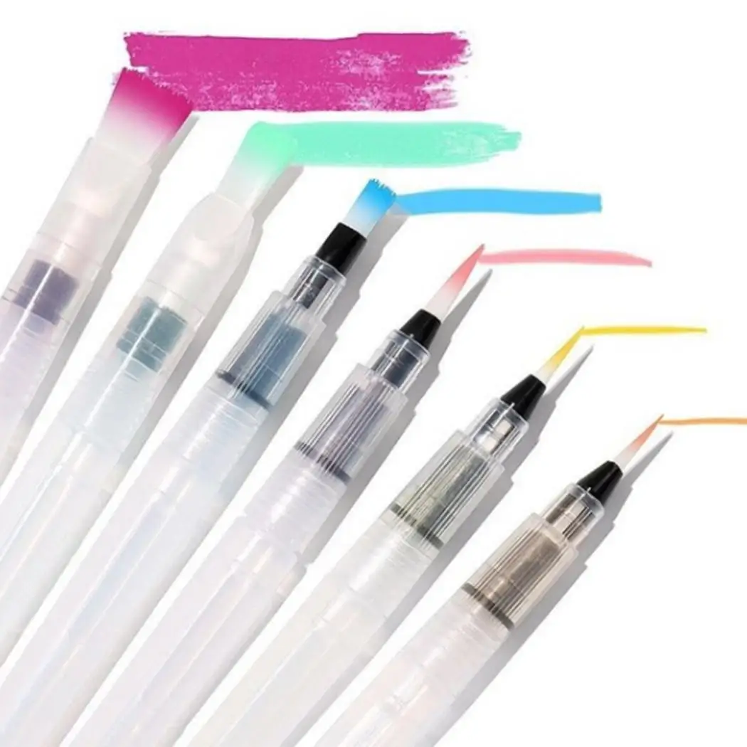 Многоразовый цвет воды Мягкая головка кисти каллиграфия Рисование нейлоновые