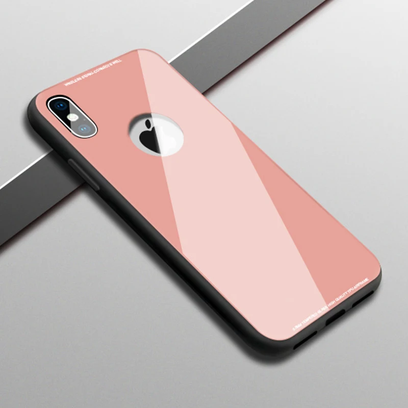 Роскошный стеклянный чехол для iPhone 6 s 6S 8X10 7 Plus 6Plus 8Plus красный черный сотового