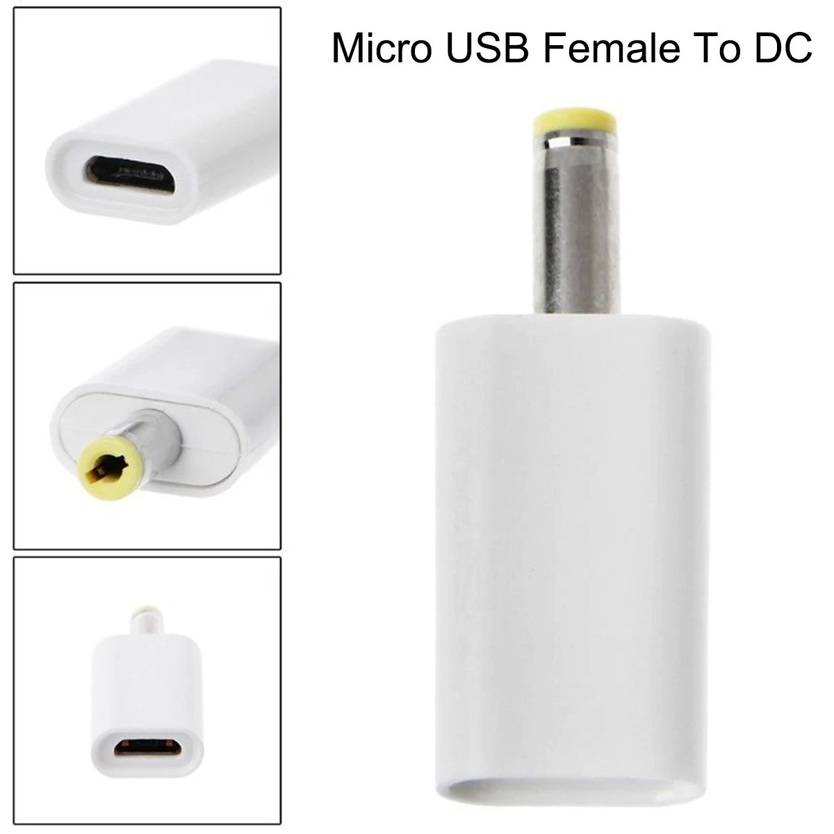 Micro USB мама к DC 4 0*1 7 мм штекер Jack адаптер конвертер Зарядка для psp|Кабели