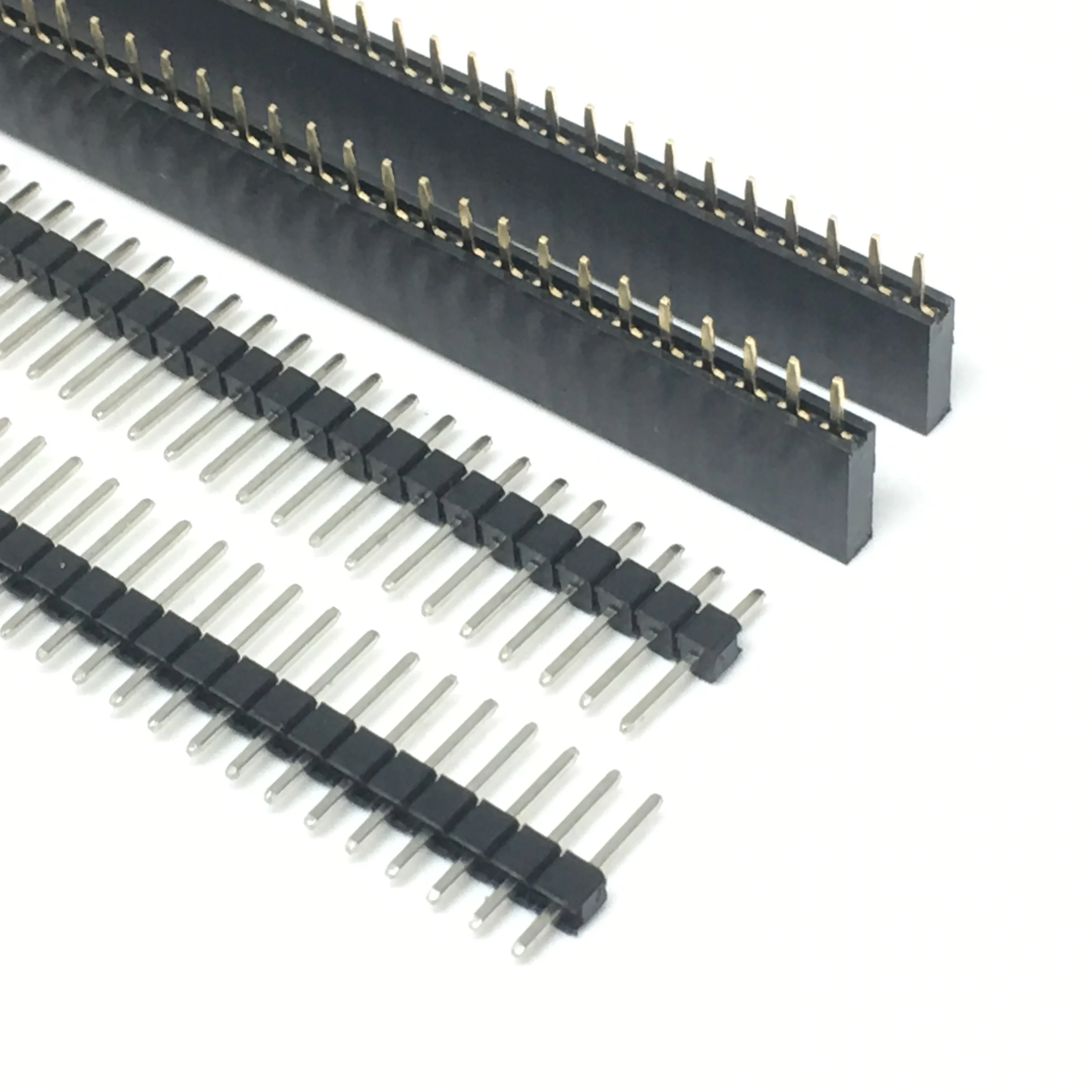 Бесплатная доставка 1 партия = 10 шт. 1x40 Pin 2 54 мм Однорядный разъем + штыревой |