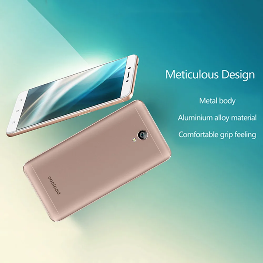Coolpad E2C телефона 5 0 &quotAndroid 7 1 Qualcomm Snapdragon MSM8909 4 ядра ГБ + 6 2500 мАч две задних камеры