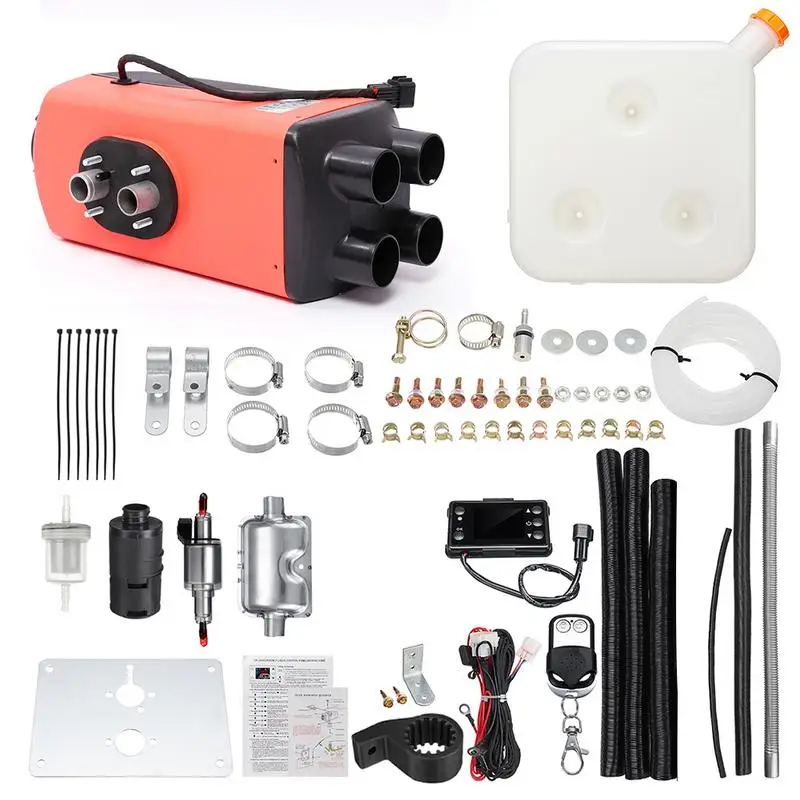 5KW 12V / 24V с четырьмя отверстиями Дизельный подогреватель воздуха обновления ЖК