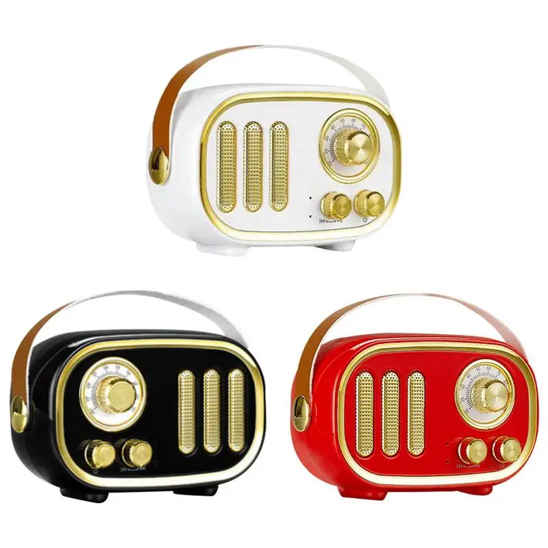 Новый Винтажный Bluetooth динамик мини портативный беспроводной высококачественный