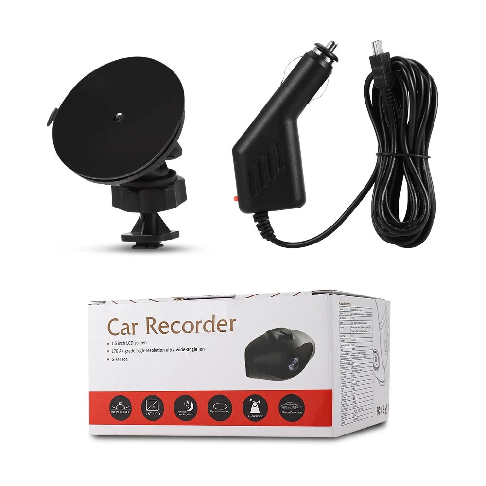 Зазор ZEEPIN E1 WiFi Dash Cam App WDR Автомобильный рекордер 1080 P FHD Разрешение 140 градусов