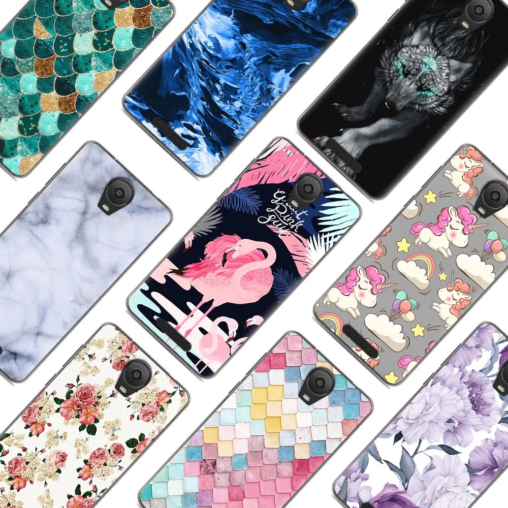 Skin Back Phone Cover For BQ 6050 Jumbo Colorful Design Soft Case Stylish Painted TPU Silicone |