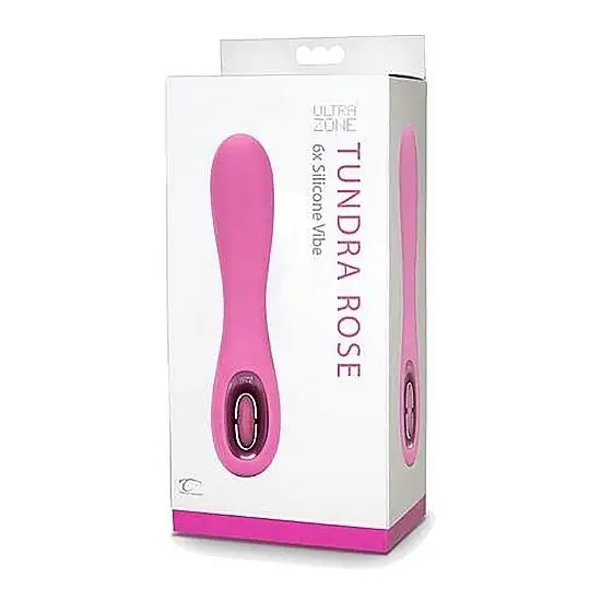 Вибратор Ultrazone Tundra Rose 6x силиконовый розовый Утешитель фаллоимитатор вибратор |