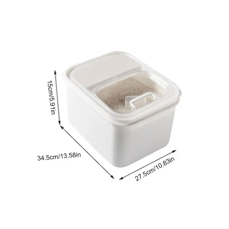 5-10kg Kitchen PP Storage Box Rice Grains Beans Contain Sealed Home Organizer Food Container Refrigerator Boxes | Дом и сад