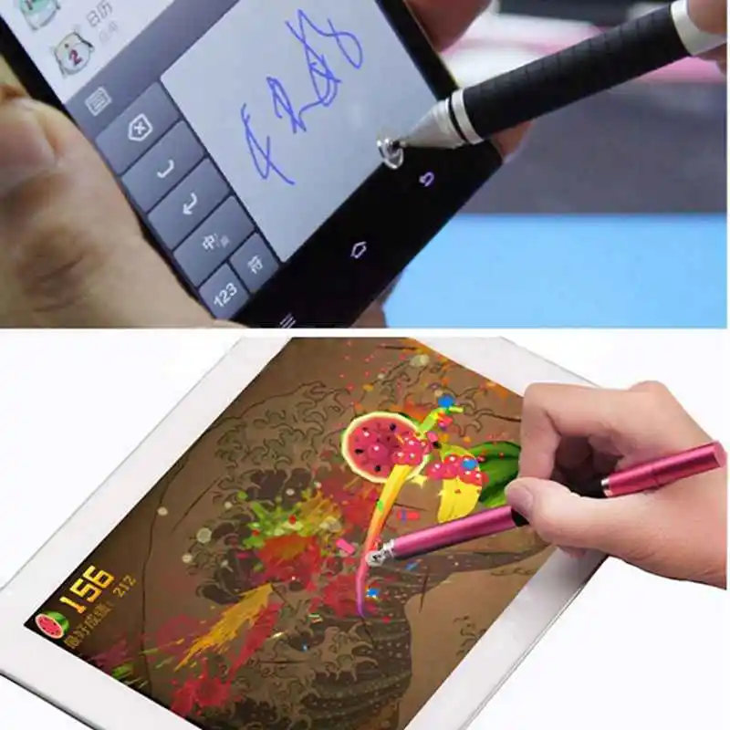 2in1 Precision Thin Capacitive Touch Screen Stylus Pen For iPhone iPad Phone | Компьютеры и офис