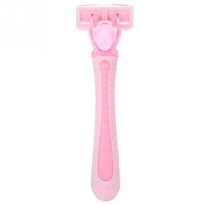 6 Слои Нержавеющая сталь шесть безопасности лезвия бритвы Для женщин женский