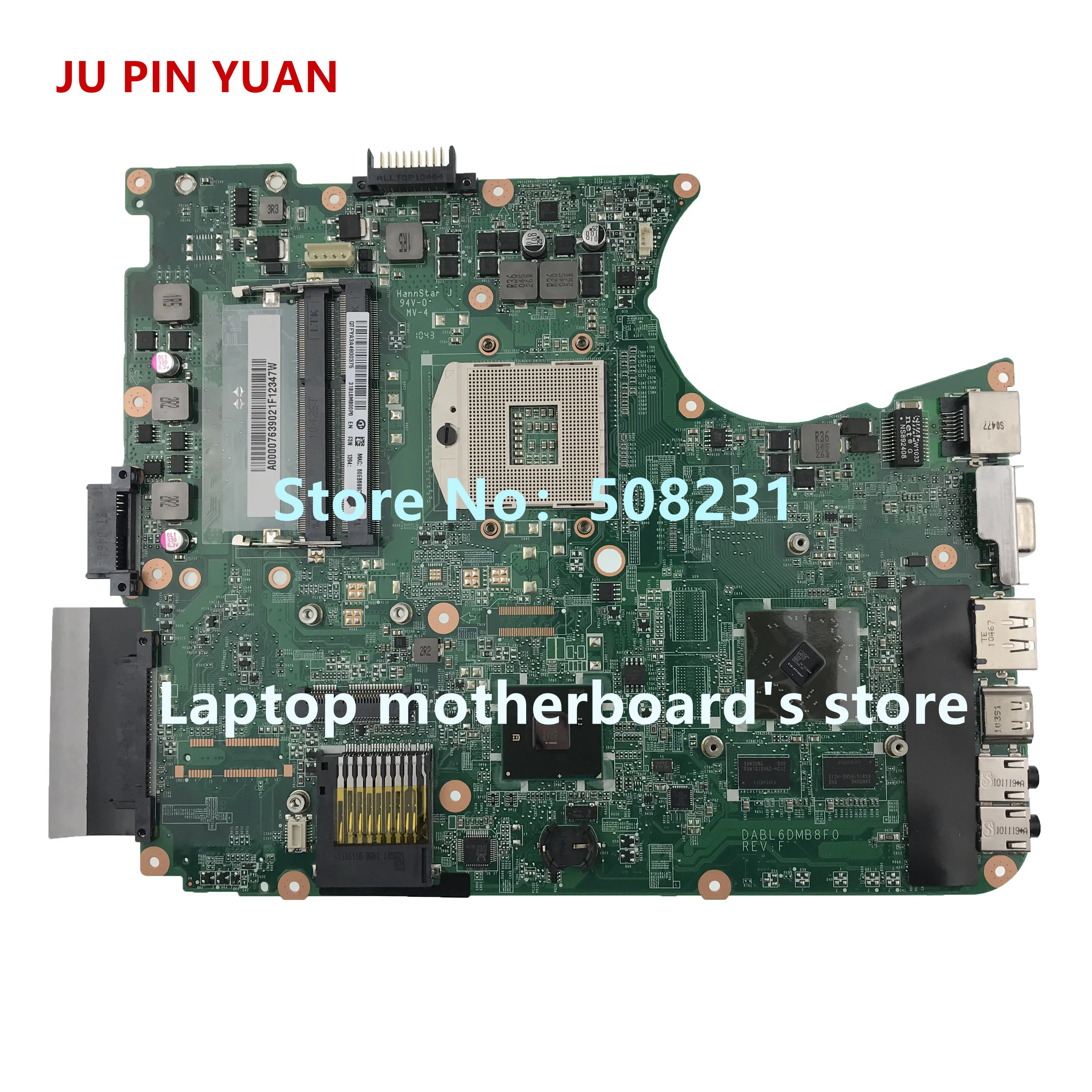 

Материнская плата A000076390 DABL6DMB8F0 для ноутбука Toshiba Satellite L650 L655, материнская плата 100% полностью протестирована