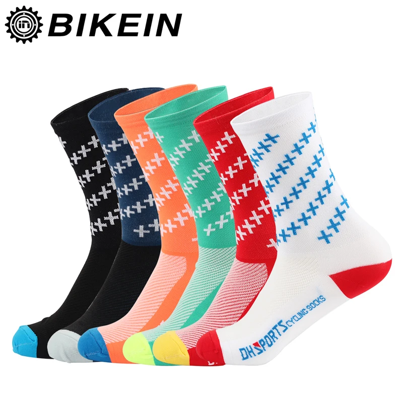 BIKEIN профессиональные спортивные носки для езды на велосипеде дышащие колготки
