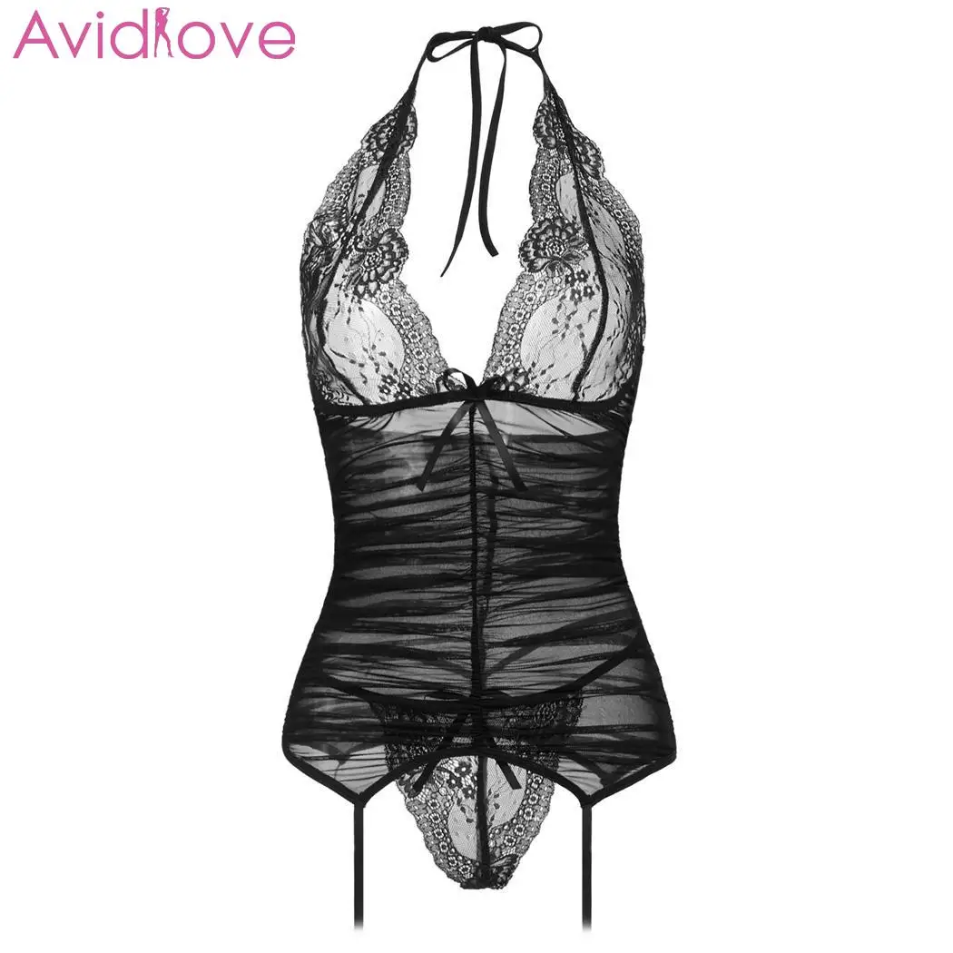 Avidlove женское сексуальное нижнее белье эротическое кружевное с вырезом на шее