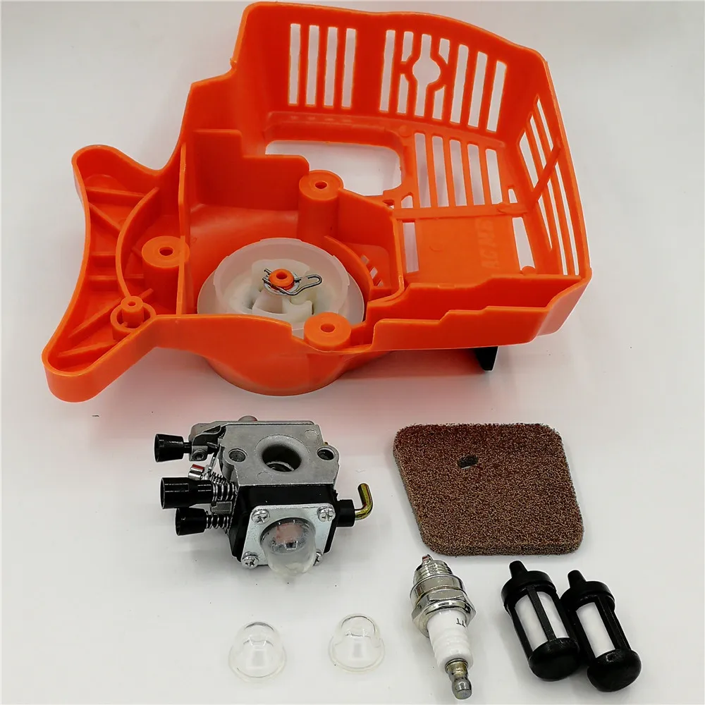 Карбюратор Recoil Starter Carb комплект воздушных топливных фильтров для STIHL FS55 FS46 FS45 FS38
