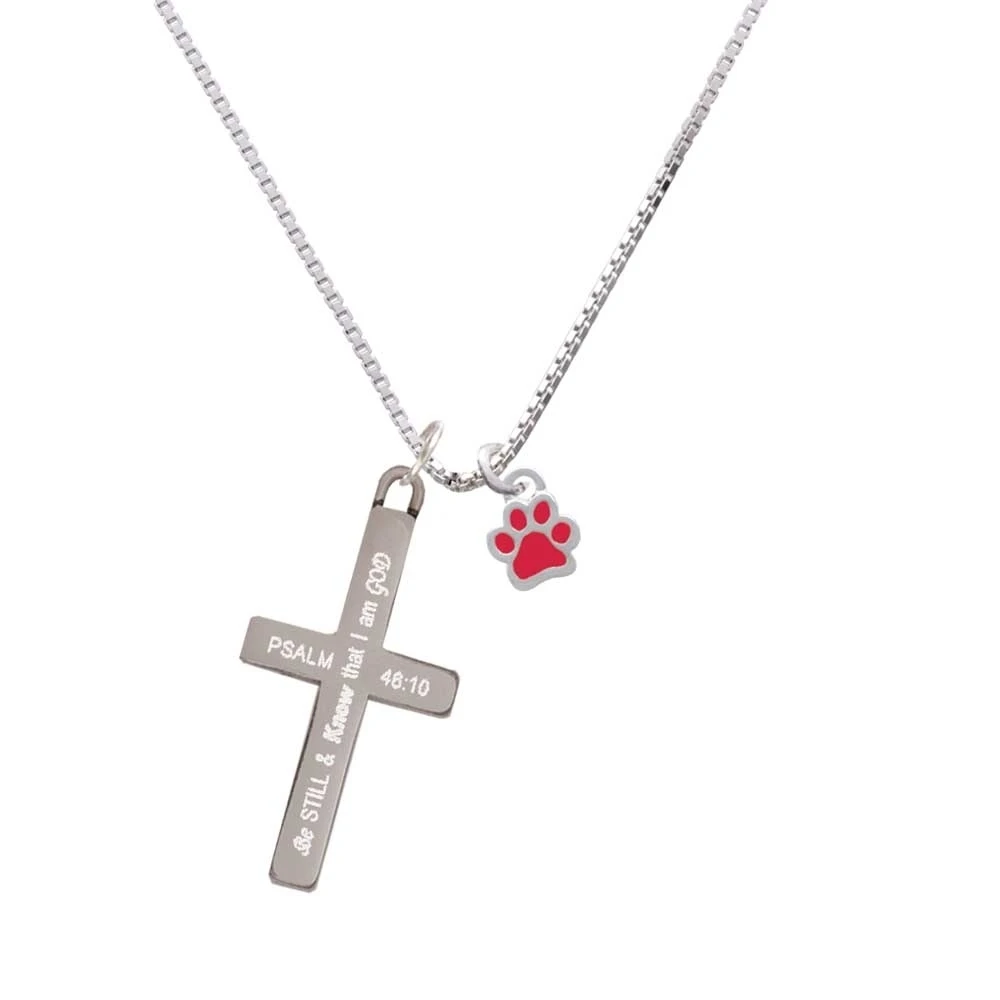 Мини Прозрачный Красный Лапу-и познайте-Подвески с крестом | Украшения и