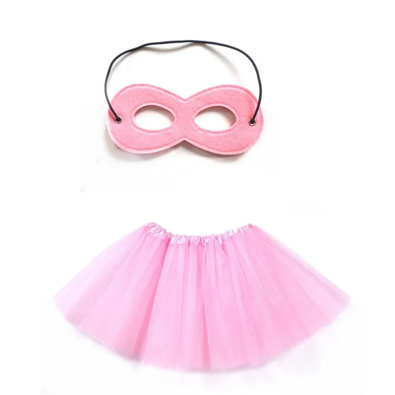 Tutu Skirt with Eye Mask Princess Cosplay Birthday Party Props Halloween Costume For Kids Children Girl Christmas|Костюмы для