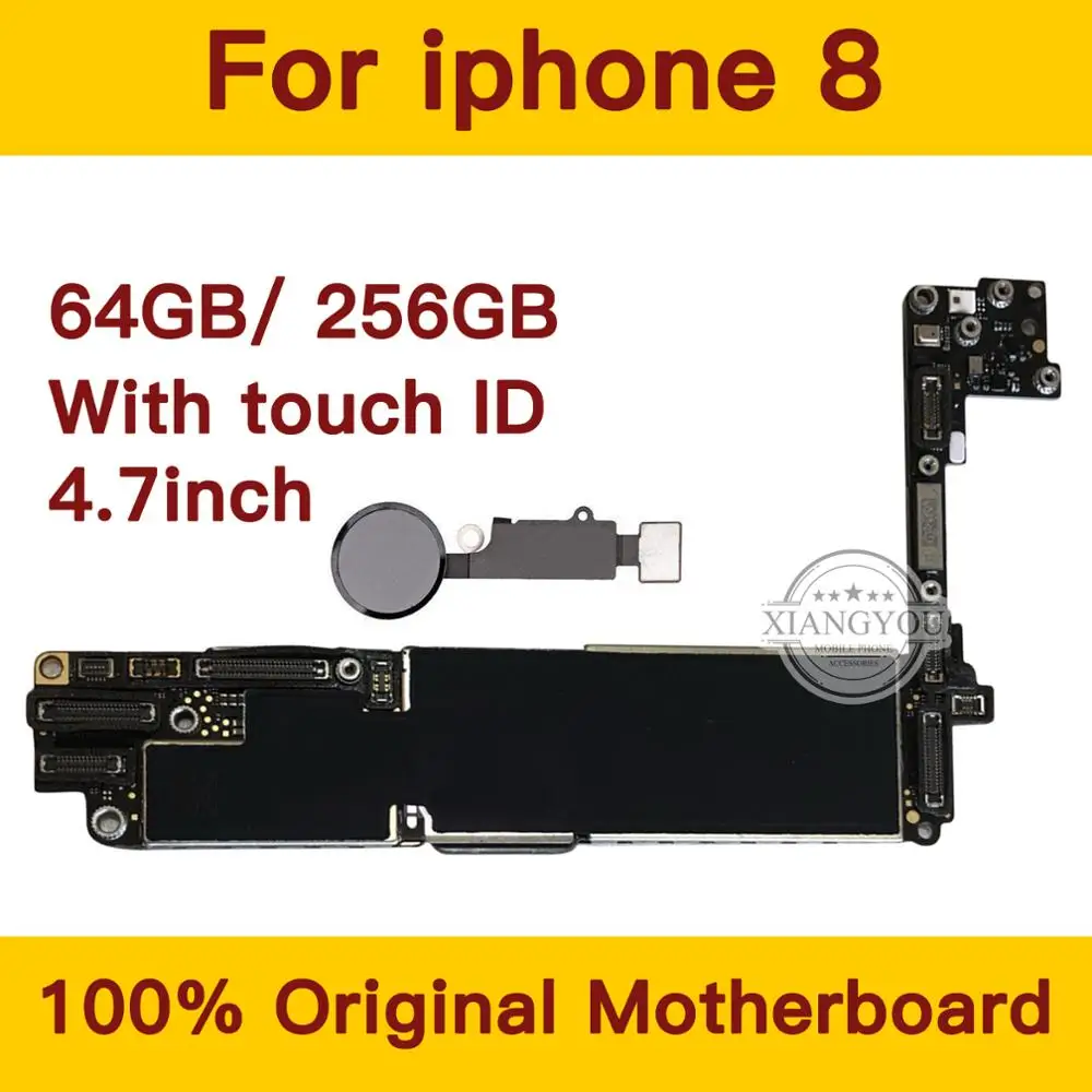 Заводские разблокированные завершена материнская плата для iPhone 8 4 7 дюймов
