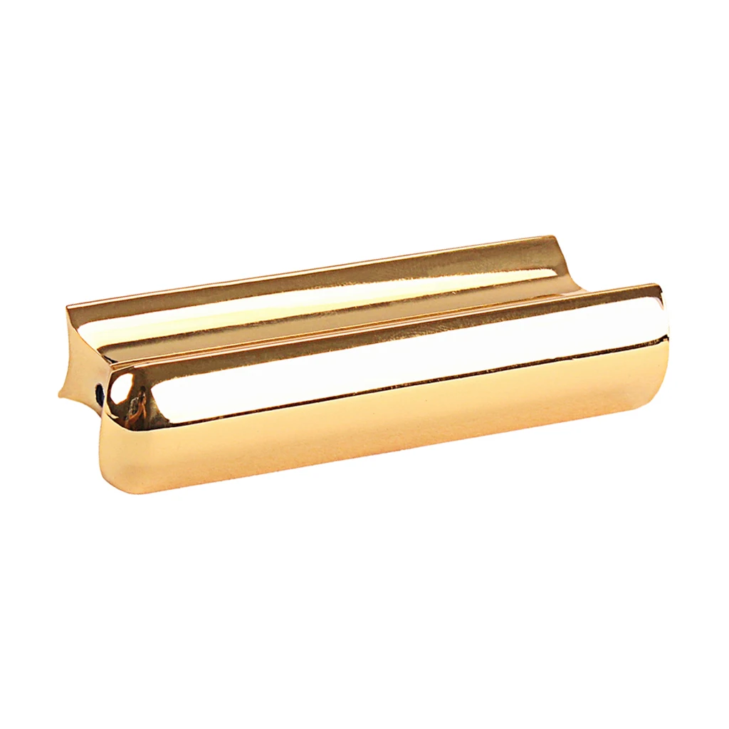 Золотая нержавеющая сталь Lap Slide Tone Bar Stick для гитары про игроков Гавайская