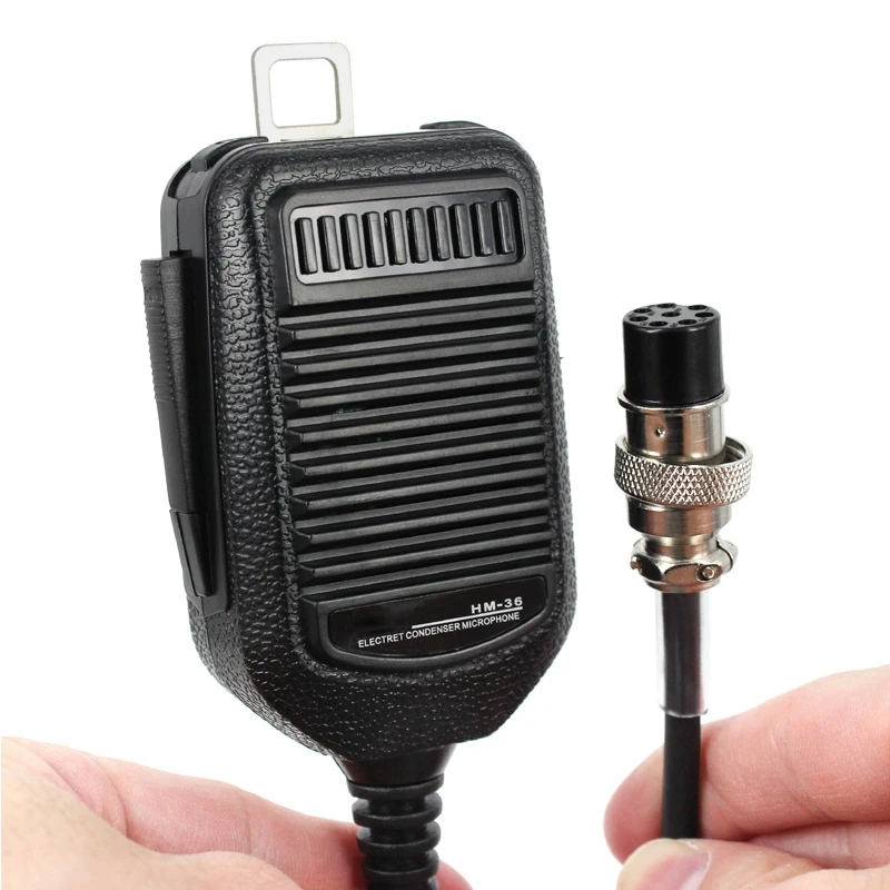 Автомобильный радиоприемник HM 36 микрофон 8 Pin Динамик ручной для ICOM HM36 IC 718 775 7200 7600