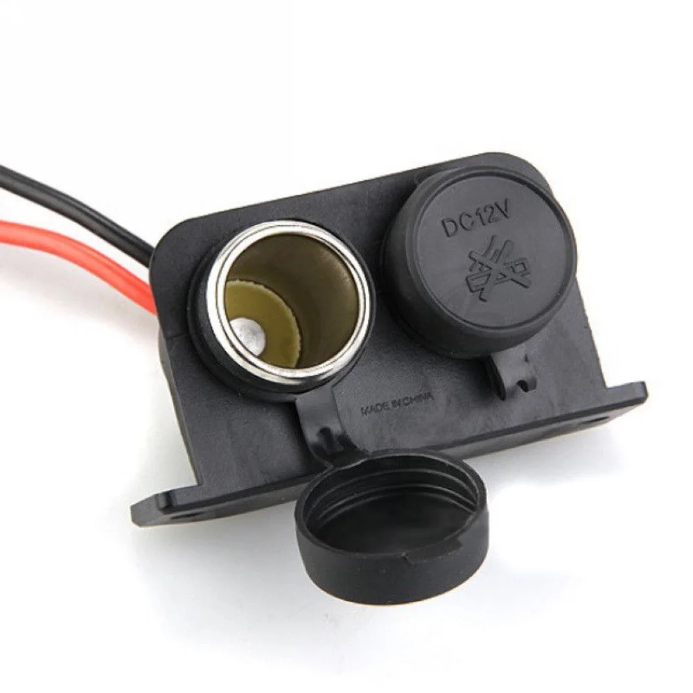 85*45 5*55 5 мм DC 12 V черный Универсальный автомобильный двойной отверстия
