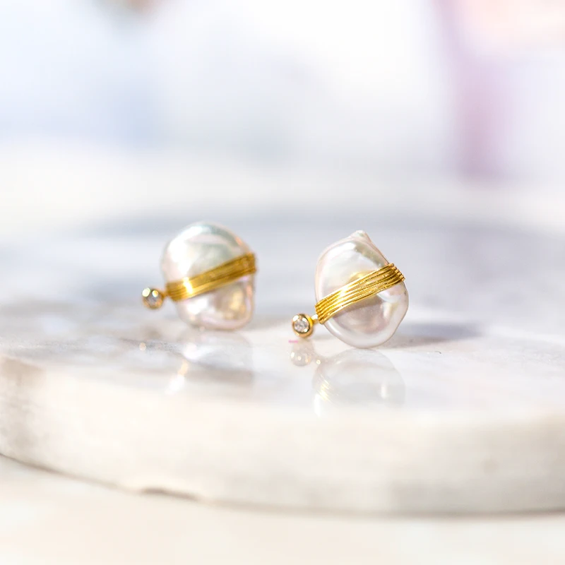 Vanssey модные ювелирные изделия ручной работы облако натуральный жемчуг барокко