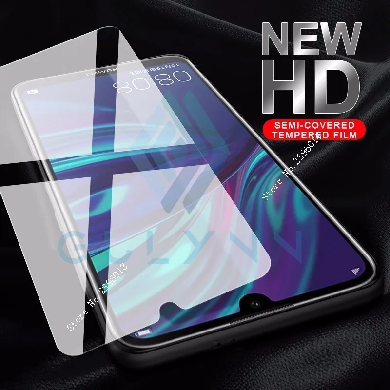 Высокопрозрачное закаленное стекло для Huawei Y6 Y7 Prime Y9 5 2018 Honor 7A 7C Pro протектор