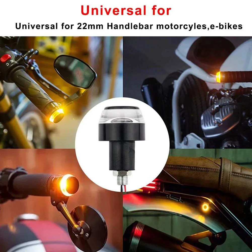 

Super Bright Replacement LED Turn Signal Light Indicator Blinker Light Motorcycle Turn Signal Handlebar Light