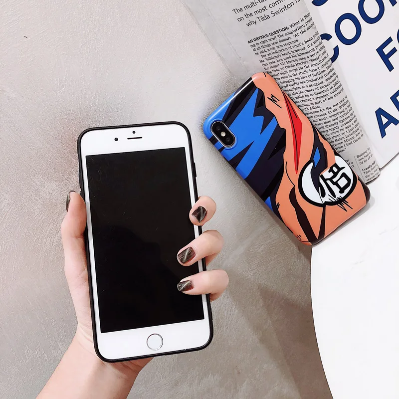 Для Samsung galaxy S8 S9 S10 Note 8 Note9 чехол Dragon Ball Super Son Goku Мягкий силиконовый для iphone 6 6S 7 plus X XR