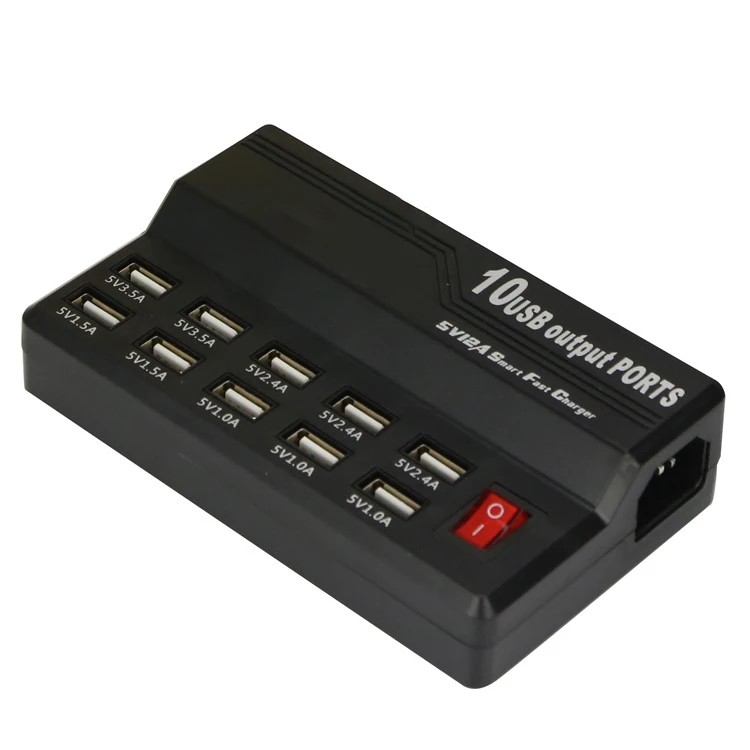Универсальное 5V 1 5 V-5A портативное 12 портов Usb настенное зарядное устройство