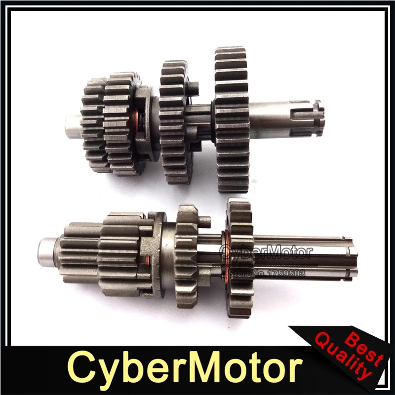 Основной вал коробки передач YX110 YX125 для китайского питбайка YX 110cc 125cc|transmission gear