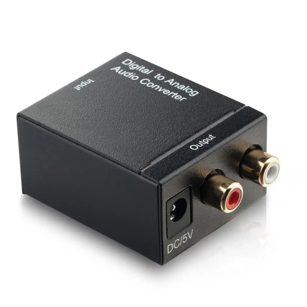 Цифровой коаксиальный аудио конвертер Fiber to Analog 10 + 80 FCC. CE RoHS Audio 0 5 Вт (макс.)