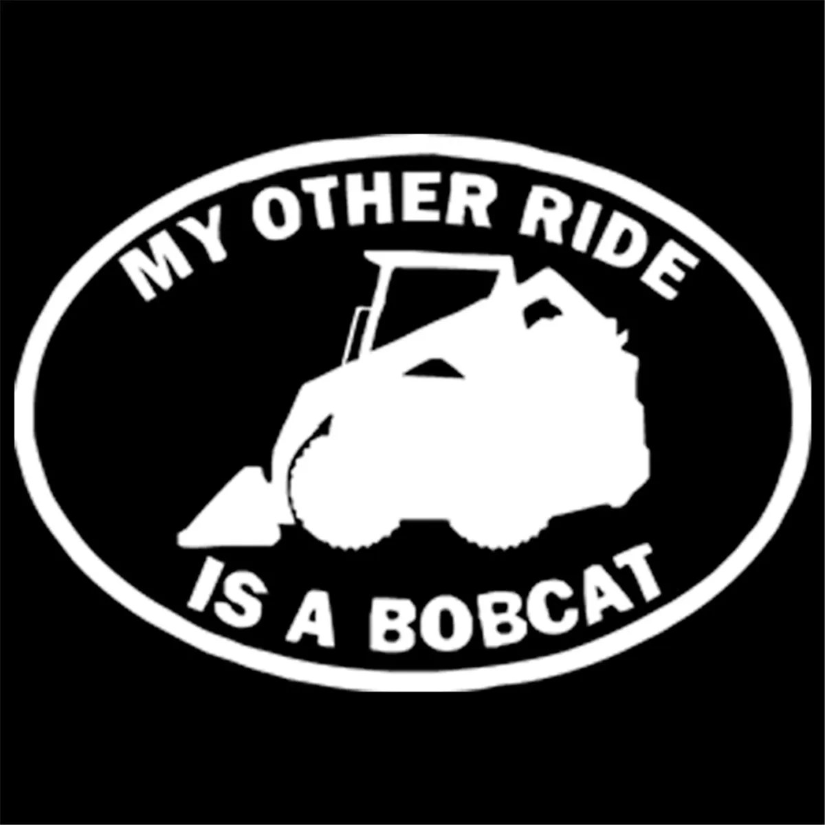 Моя другая езда это Bobcat Window Glass Truck автомобильная наклейка для ноутбука Ван декор