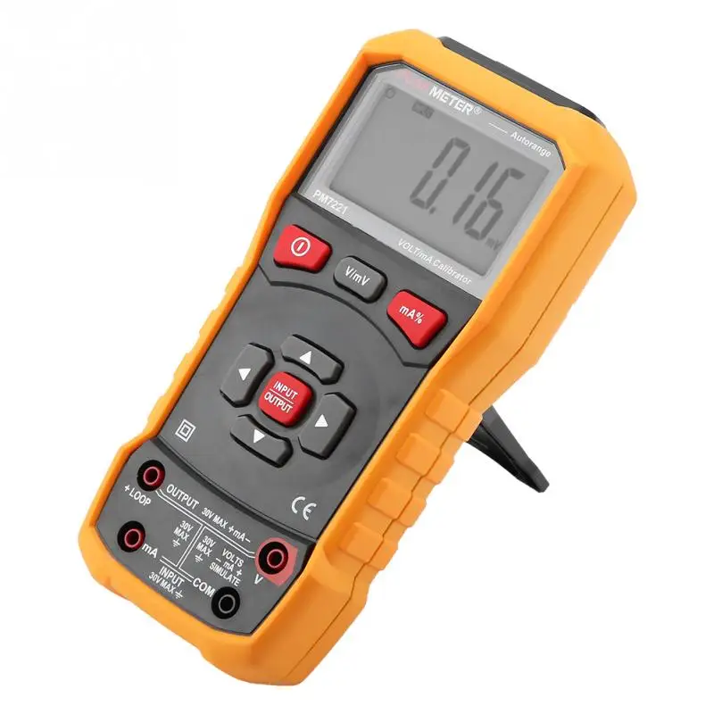 Цифровой калибровщик PEAKMETER PM7221 цифровой постоянного напряжения 0-10 в 0-24 мА тестер
