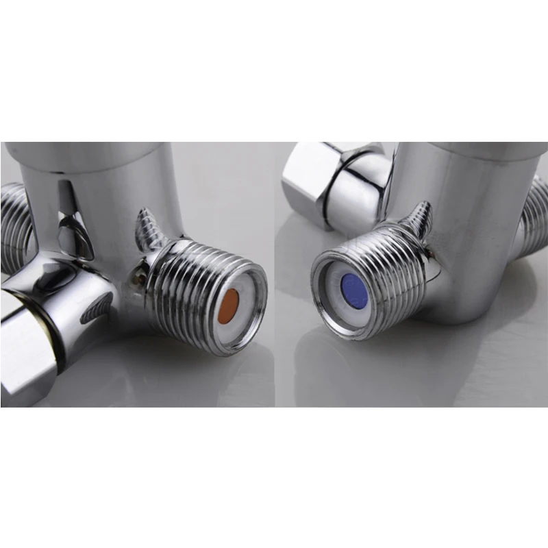 Кран для горячей и холодной воды с регулируемой температурой термостатический