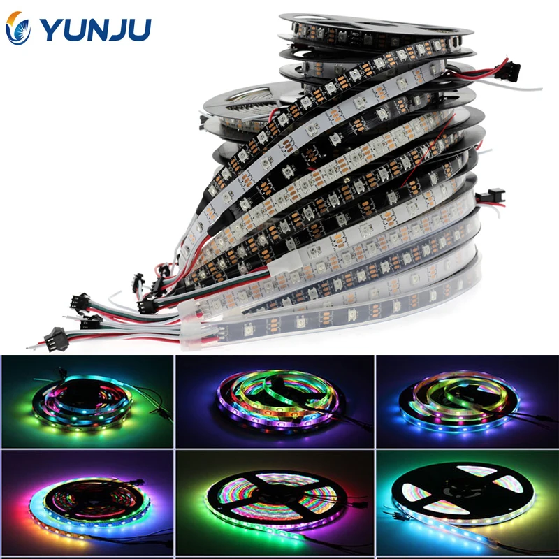 5 м-20 м комплект WS2812B 30 светодиодный s/m RGB Мечта полноцветная умная Пиксельная
