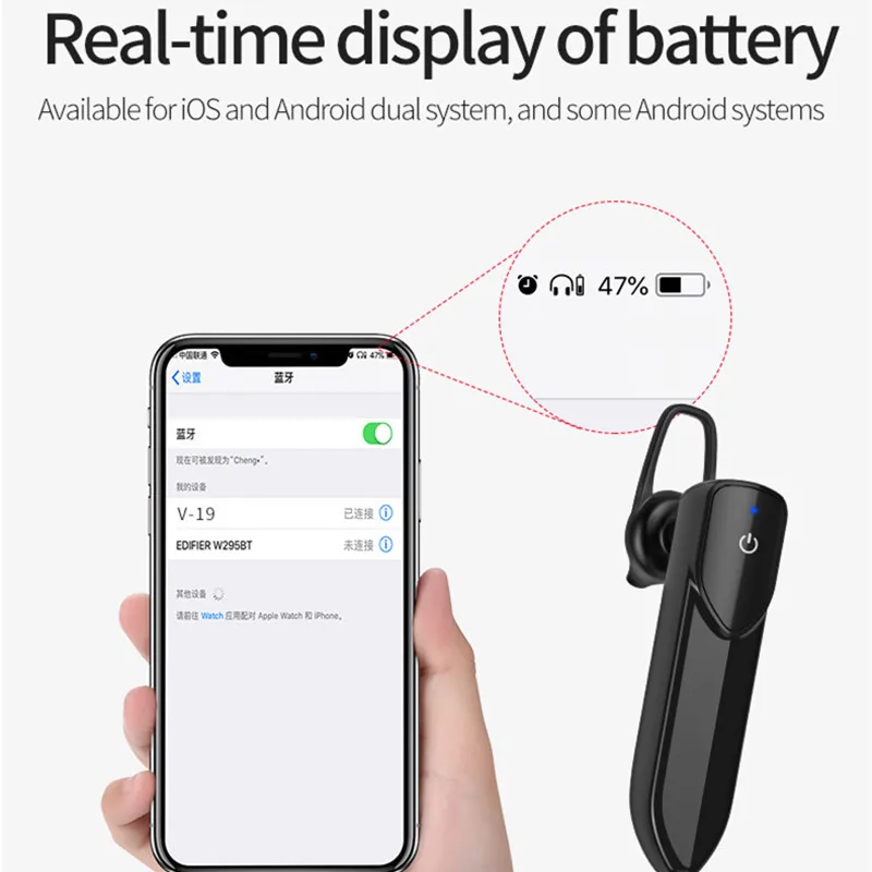 Беспроводной Bluetooth 4 2 Handsfree Car Kit стерео Noice отмена долгое время ожидания с зарядным