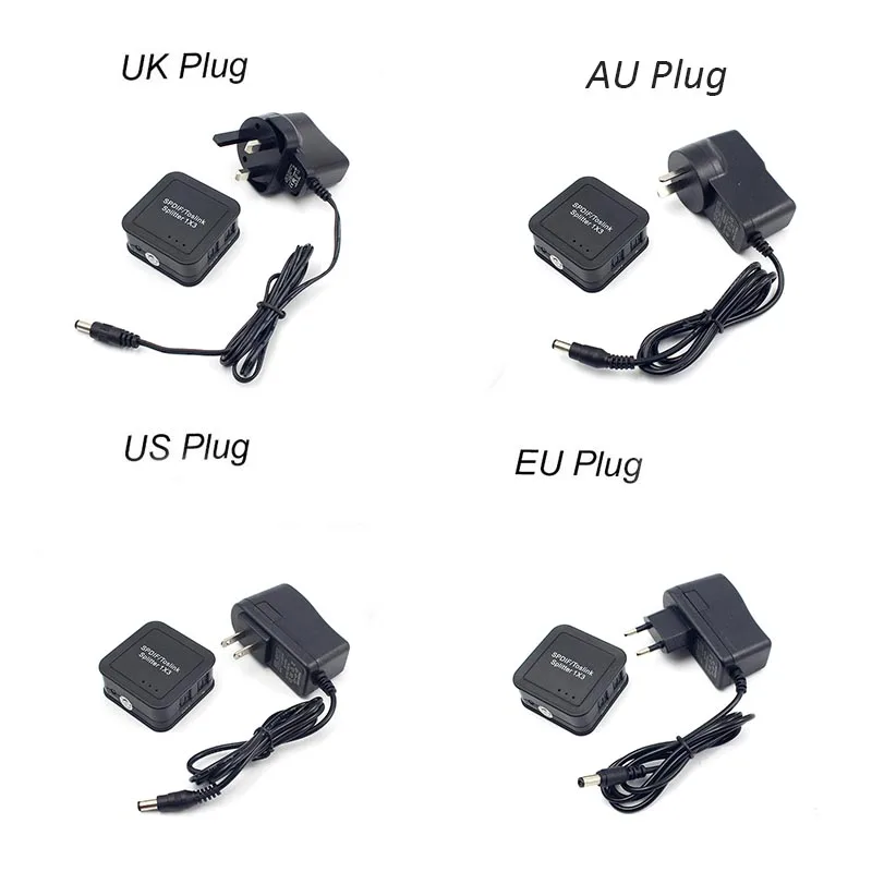 DOITOP мини TOSLINK разделитель SPDIF 1x3 цифровой волоконно оптический сплиттер 1 вход 3