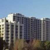 Небоскребы в городе Озеро Эола Orlando Orange County Florida USA постер печать (18x6)|Таблички и