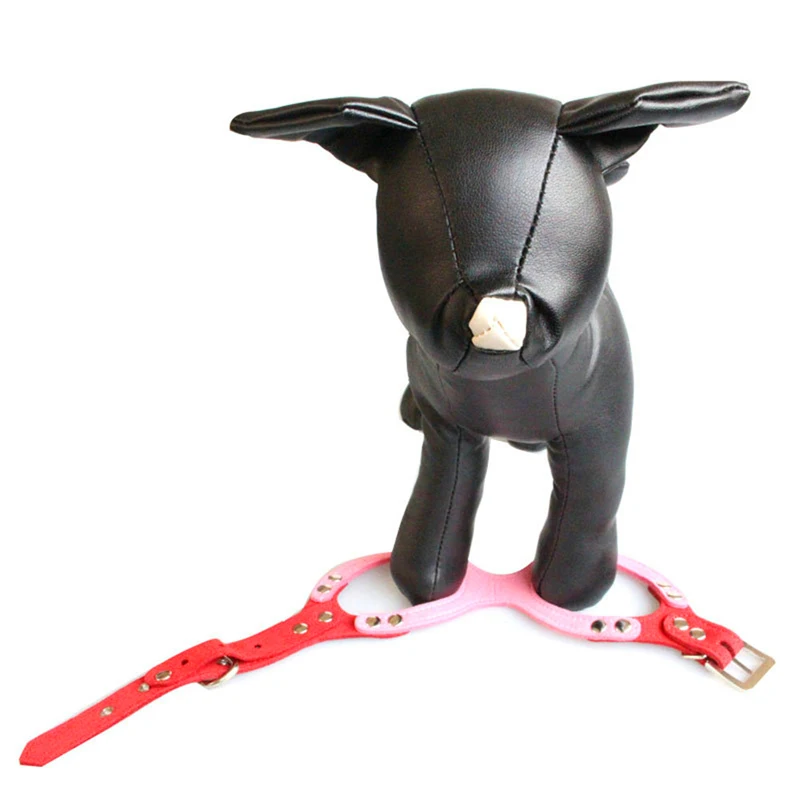 Dog Harness Glasses Shape Leather Pet Chest Strap Puppy Accessories Supplies for Chihuahua Yorkshire Small Medium Large Dogs | Дом и сад