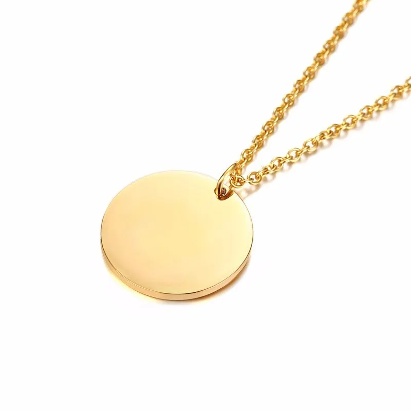 Vnox Elizabeth Australia 1998 Coin Necklaces for Women Trendy Gold Tone Stainless Steel Pendant with Adjustable Length Chain | Украшения и
